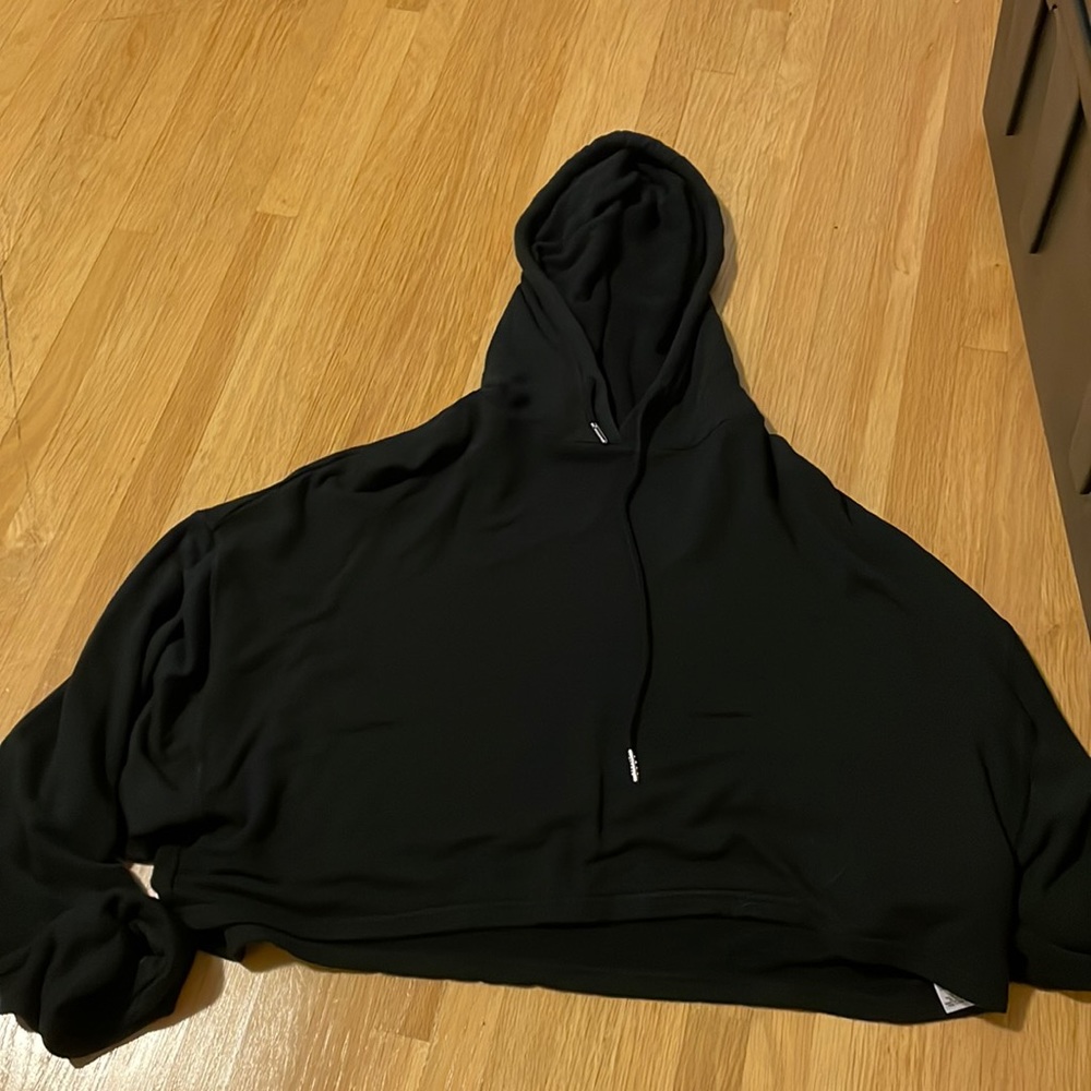 garage cropped hoodie